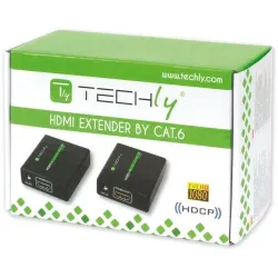 Extender HDMI Techly EXT-E70 po skrętce Cat. 6/6a/7, do 60m, Full HD 3D,