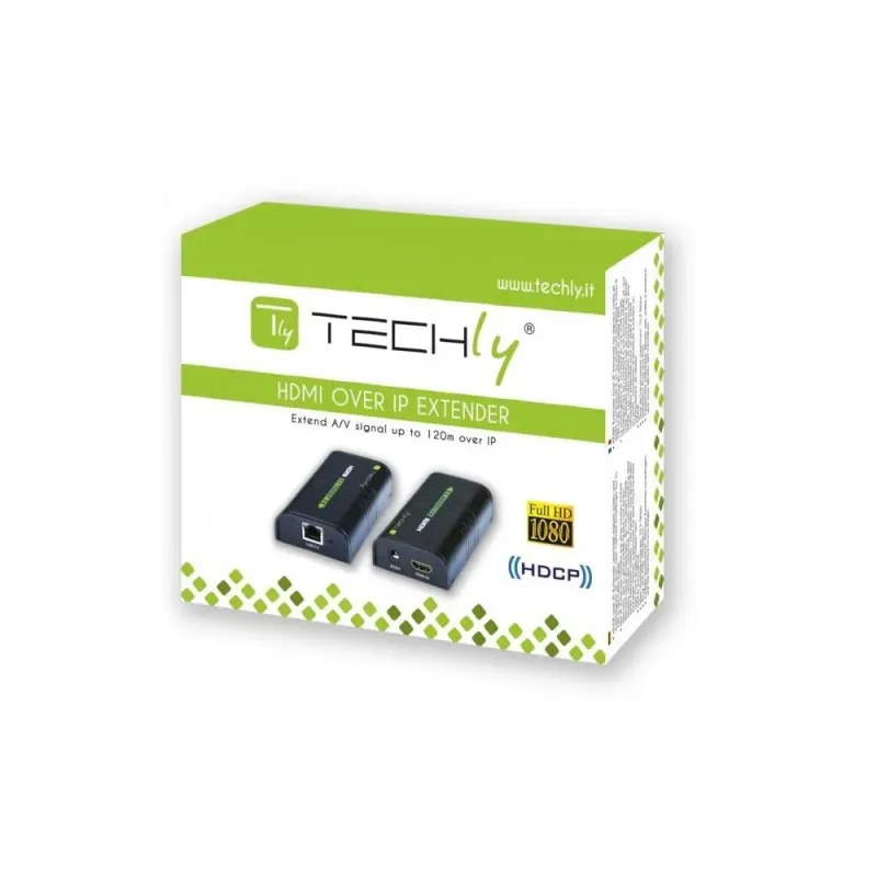 Extender / odbiornik HDMI Techly IDATA EXTIP-373R po skrętce Cat. 5e/6/6a/7