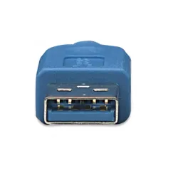 Kabel USB Techly USB 3.0 Super Speed, A-męski, Micro B-męski, 1m, niebieski