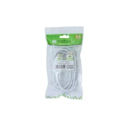 Kabel HDMI-HDMI M/M Ethernet 3D 4K Techly HDMI-4-010WH 1m, biały