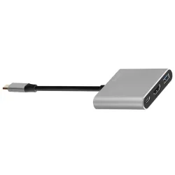 Kabel adapter USB-C Tracer TRAPOD46847 USB-C HDMI 4K USB 3.0 PDW 100W