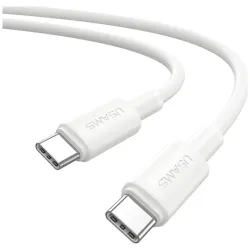 Kabel USB Usams U90 USB-C 1m 60W Fast Charge biały