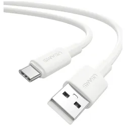 Kabel USB Usams U90 USB-A/USB-C 1m 3A biały