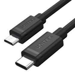 Kabel USB Unitek Y-C473BK USB 2.0 Typ-C (M) - micro USB B (M) 1m