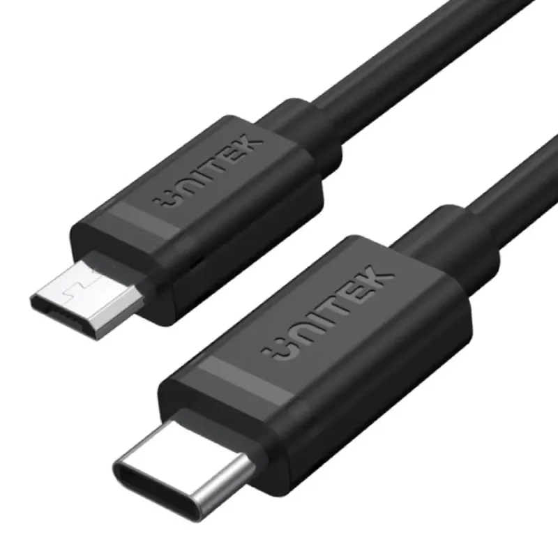 Kabel USB Unitek Y-C473BK USB 2.0 Typ-C (M) - micro USB B (M… | PartsPC.pl