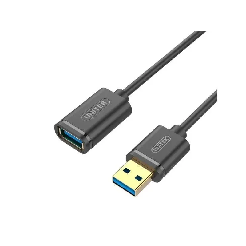 Kabel Unitek Y-C456GBK przedłużacz USB 3.0 AM-AF 0,5m | PartsPC.pl