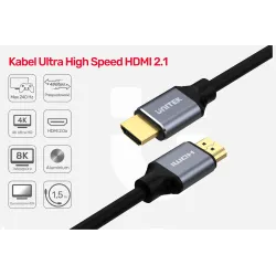 Kabel HDMI Unitek C137w v2.1 8K, UHD, 120Hz M/M 1,5m