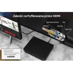 Unitek Certyfikowany przewód HDMI 2.0 1,5m C1047GB