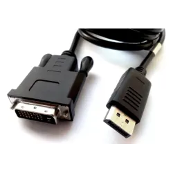 Kabel adapter Unitek Y-5118BA Displayport - DVI-D M/M 1,8m