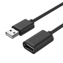 Kabel Unitek Y-C417GBK przedłużacz USB 2.0 AM-AF 3,0m | PartsPC.pl