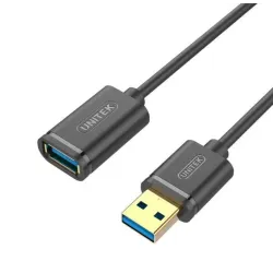 Kabel Unitek Y-C457GBK przedłużacz USB 3.0 AM-AF 1,0m | PartsPC.pl