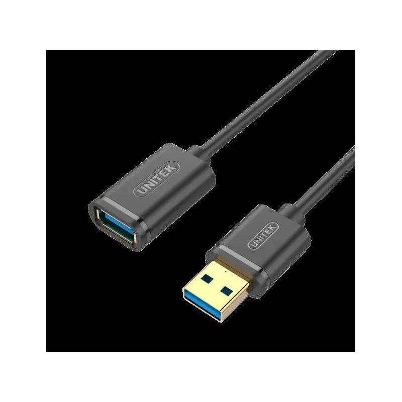 Kabel Unitek Y-C458GBK przedłużacz USB 3.0 AM-AF 1,5m | PartsPC.pl