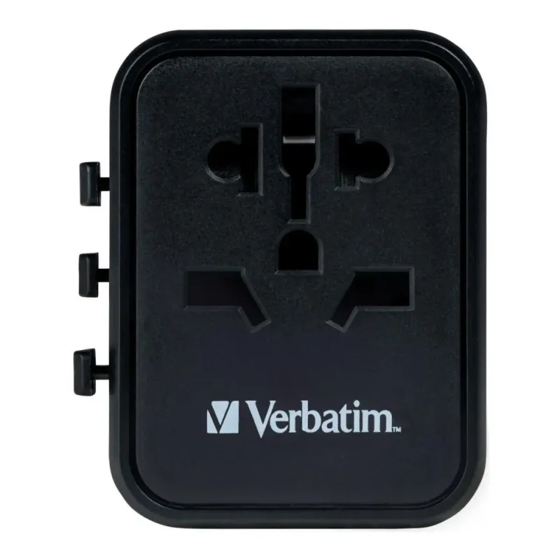 Adapter podróżny Verbatim UTA-01 globalny 2xUSB 12W