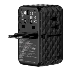 Adapter podróżny Verbatim Charge 'n' Travel GaN III globalny 4xUSB-C PD 3.0