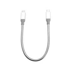 Kabel Verbatim USB-C(M) - USB-C(M) 3.1 Gen 2 0.3m srebrny