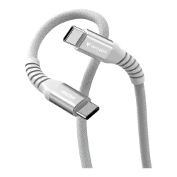 Kabel Verbatim USB-C(M) - USB-C(M) 1,2m, 60W, PD, szary | PartsPC.pl