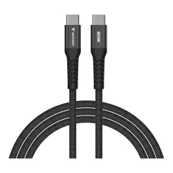 Kabel Verbatim USB-C(M) - USB-C(M) 1,2m, 60W, PD, czarny