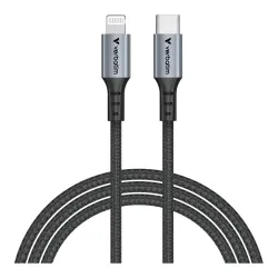 Kabel Verbatim USB-C(M) - Lightning 1,2m, 60W, czarny