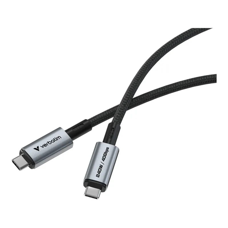 Kabel USB 4 Verbatim USB-C(M) - USB-C(M) 1,2m, 240W, PD, | PartsPC.pl