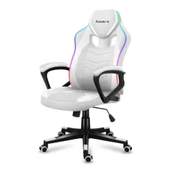 Fotel gamingowy Huzaro Force 2.5 RGB White Mesh