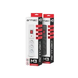 Listwa zasilająca Armac Multi M3 1,5M 3 gniazd szary