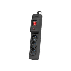 Listwa zasilająca Armac Multi M3 3m 3x PL czarny