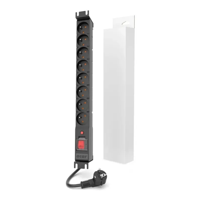 Listwa zasilająca Acar PDU RACK 16A 1,5m czarna