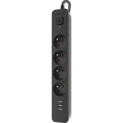 Listwa zasilająca Defender SFS 135 5 m, 4 gniazda, 3x USB