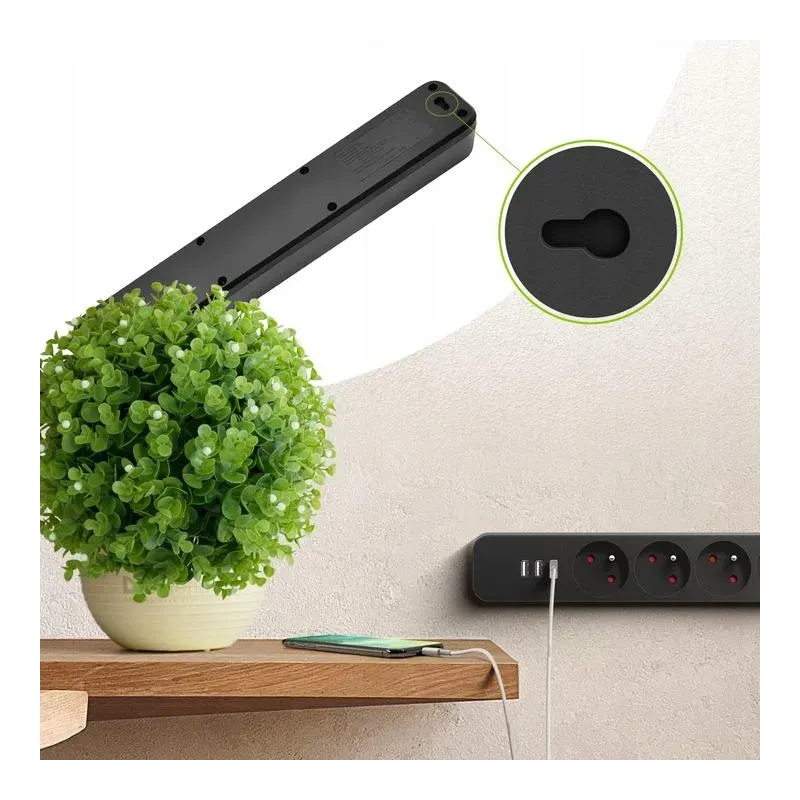 Listwa zasilająca Defender SFS 135 5 m, 4 gniazda, 3x USB