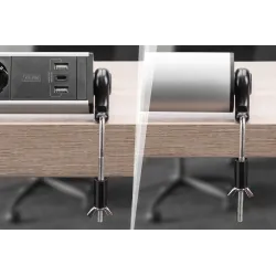 Listwa zasilająca DIGITUS biurowa 45° 6 gniazdowa 2xUSB-A 1xUSB-C (5V/3,4A)