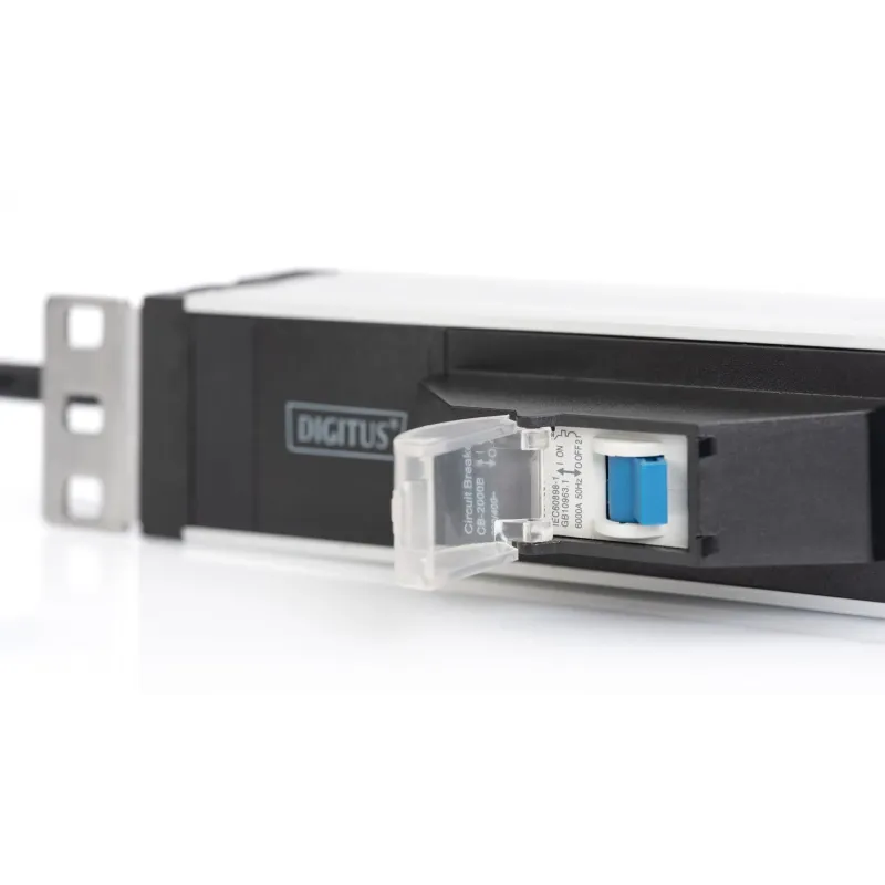 Listwa zasilająca DIGITUS PDU 19" RACK 6xSchuko kabel 2m 1xSchuko 16A