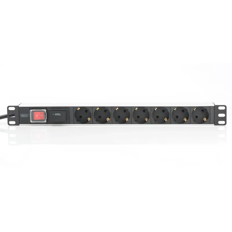 Listwa zasilająca DIGITUS 19" 1U 7 gniazd 16A 2m