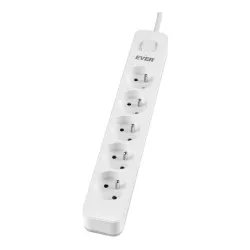 Listwa antyprzepięciowa Ever Protect 5PL 3m biała