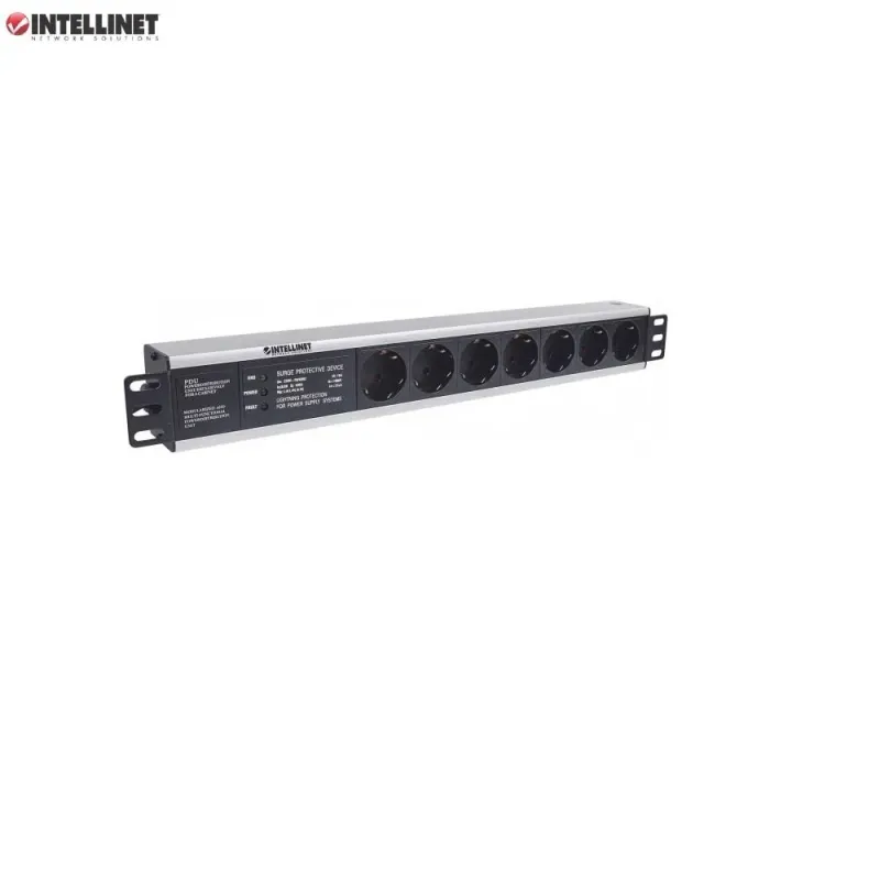 Listwa zasilająca Intellinet Rackowa 19 1.5U, 7 gniazd (Schuko) H-DPR07SP
