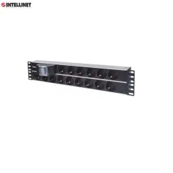 Listwa zasilająca Intellinet Rackowa 19 2U, 15 gniazd (Schuko)