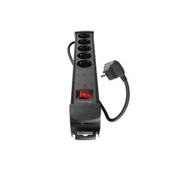 Listwa zasilająca Lanberg SP1 3m 5x 230V Schuko czarna