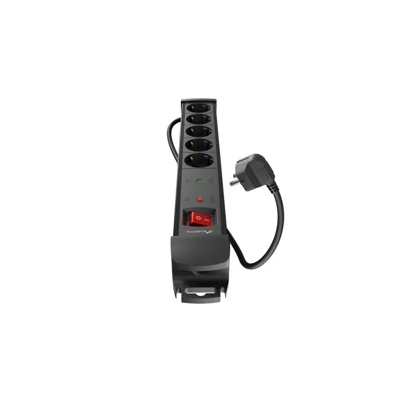 Listwa zasilająca Lanberg SP1 5m 5x 230V Schuko czarna