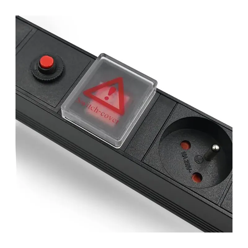 Listwa zasilająca Qoltec do RACK 19" 1U 16A PDU CB 6xSCHUKO 2m