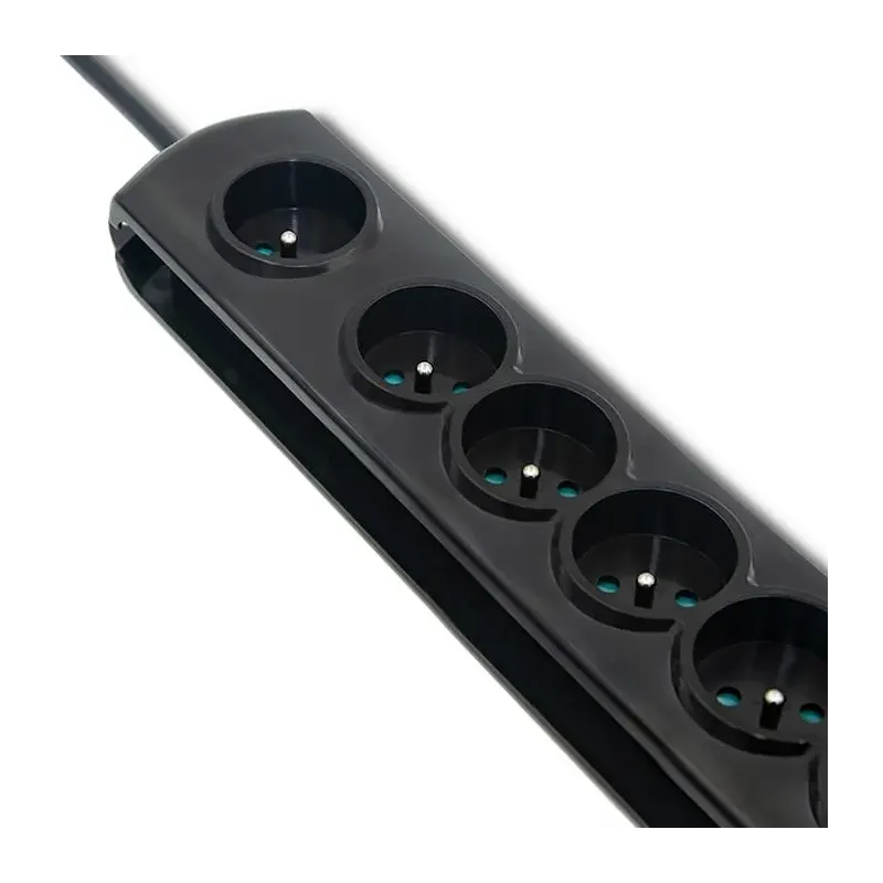 Listwa zasilająca antyprzepięciowa Qoltec z wyłącznikiem nożnym | 7 gniazd