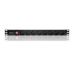 Listwa zasilająca Qoltec do RACK 1U | 16A | PDU | 8xFRENCH |… | PartsPC.pl