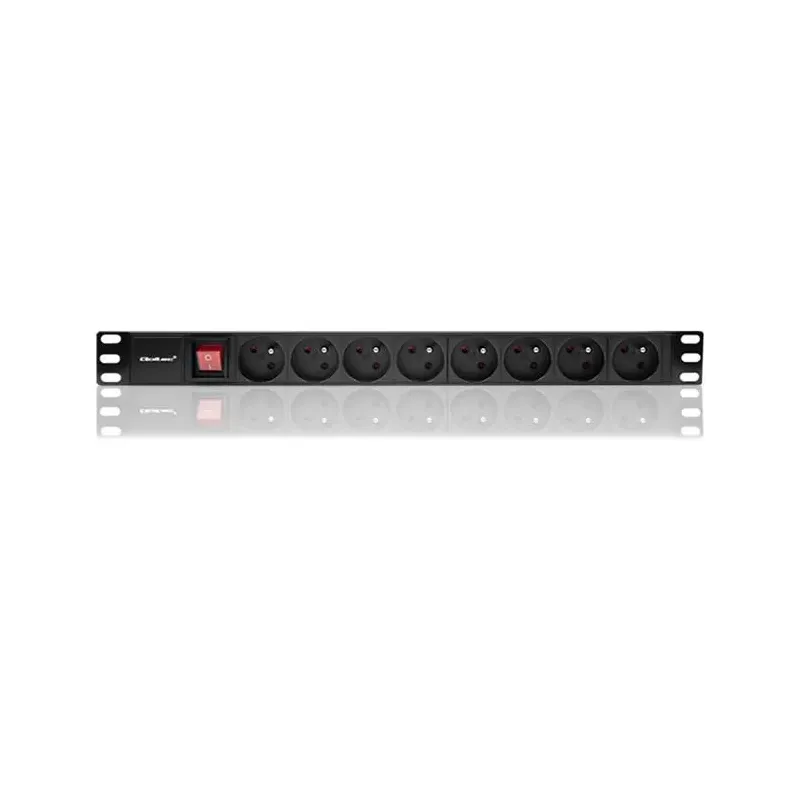 Listwa zasilająca Qoltec do RACK 1U | 16A | PDU | 8xFRENCH |… | PartsPC.pl