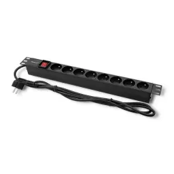 Listwa zasilająca Qoltec do RACK 1U | 16A | PDU | 8xFRENCH |… | PartsPC.pl