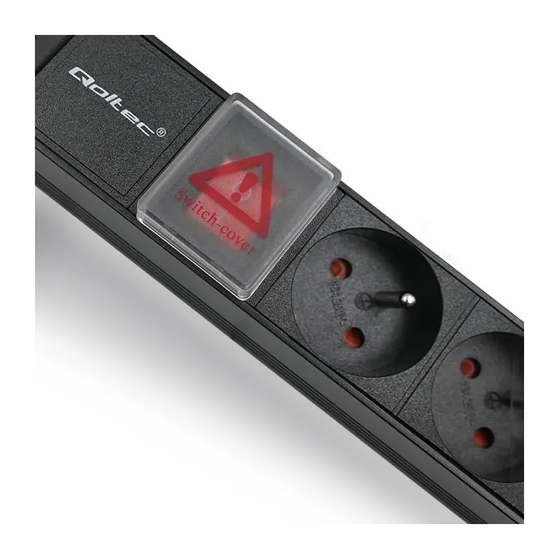 Listwa zasilająca Qoltec do RACK 1U | 16A | PDU | 8xFRENCH |… | PartsPC.pl
