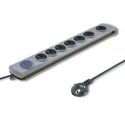 Listwa zasilająca antyprzepięciowa Qoltec Quick Switch | 8 gniazd | 3m |