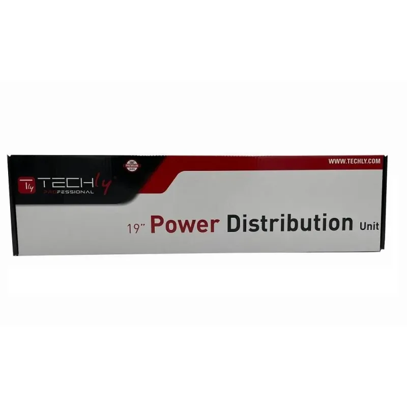 Listwa zasilająca Techly Rack 1U, 8xSchuko 2m