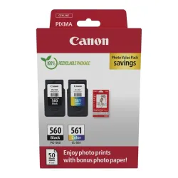 Zestaw tuszy Canon PG-560 Black 7,5ml 180 str./CL-561 Color … | PartsPC.pl