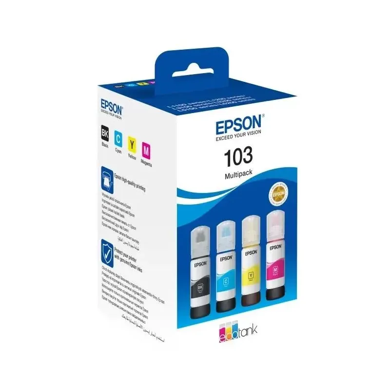 Tusz EPSON 103 EcoTank Multipack 4 kolory (4x65 ml)