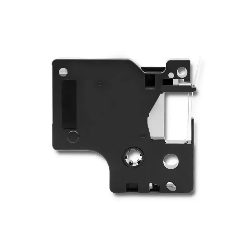 Taśma Qoltec do DYMO D1 45013| 12mm x 7m | Biała/ Czarny nadruk