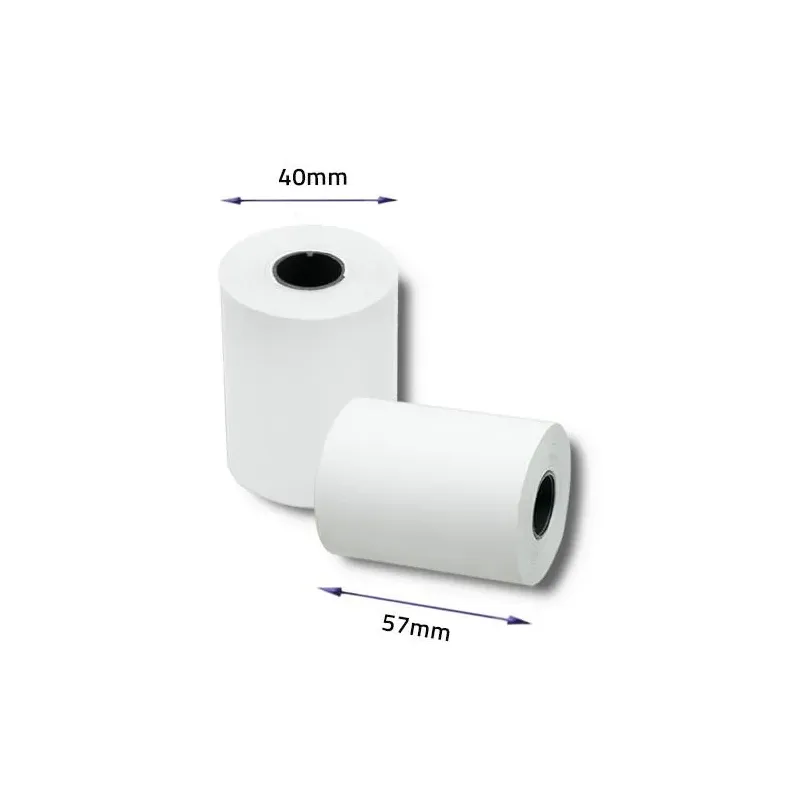 Rolka termiczna Qoltec 57x16 | 55g/m2 | 10szt. | BPA free