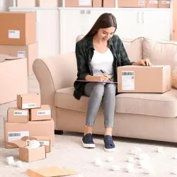 Taśma Qoltec do BROTHER DK-11202 | 62mm x 100mm | 300 etykiet | Biała /